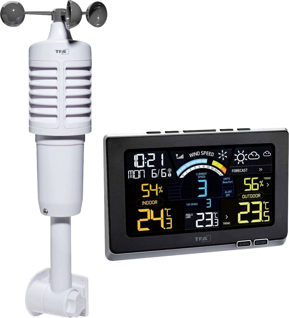 TFA Dostmann Spring Breeze 35.1140.01 Funk-Wetterstation Anzahl Sensoren max. 3