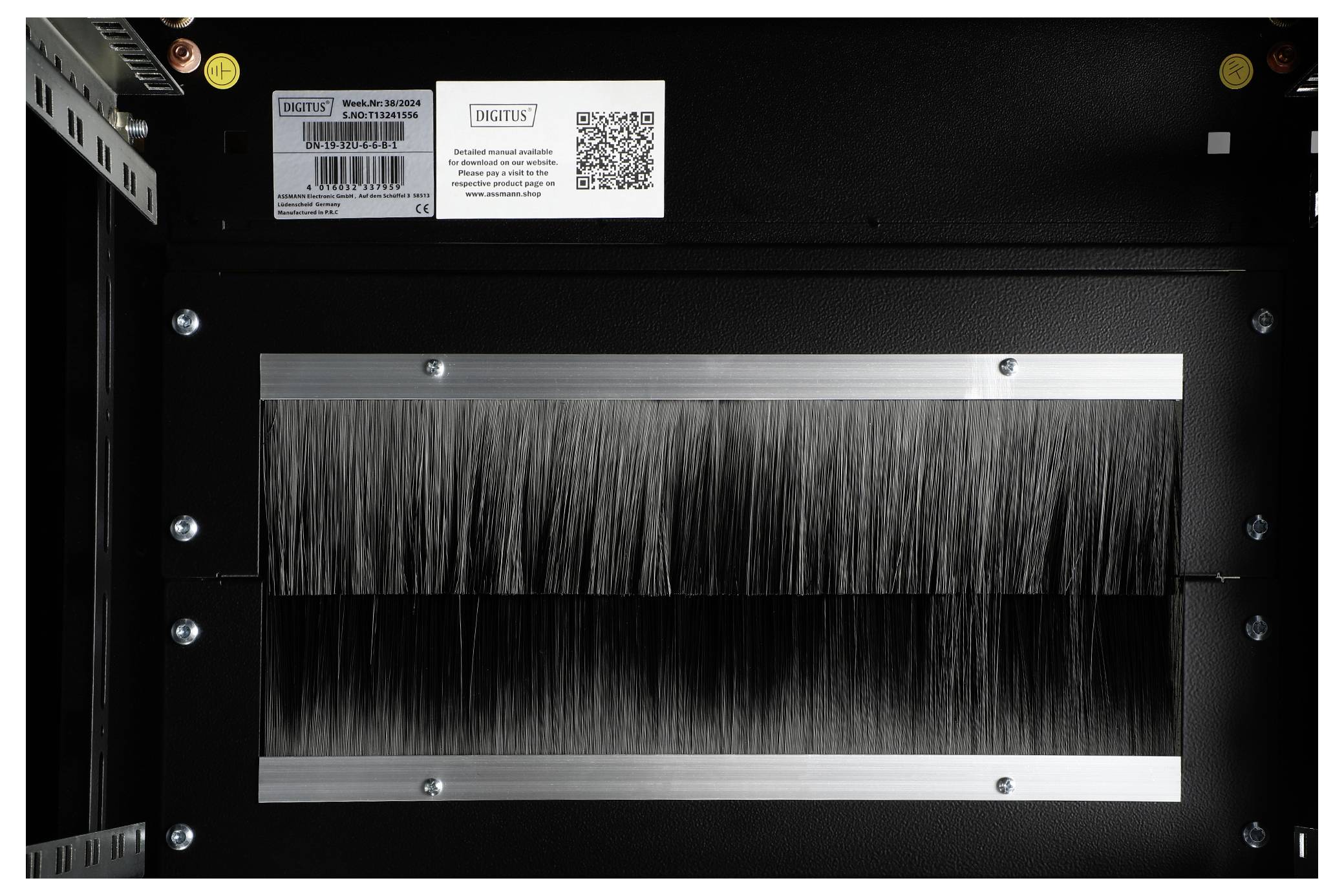 Digitus DN-19 32U-6/6-B-1 19 Zoll Netzwerkschrank (B x H x T) 600 x 1609 x 600mm 32 HE Schwarz (RAL 9005)