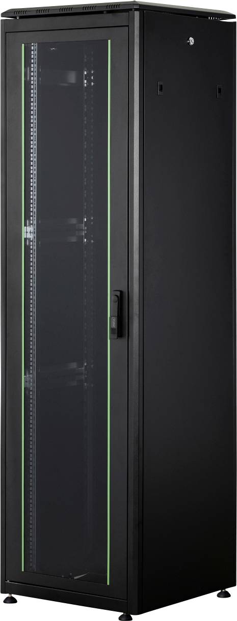 Digitus DN-19 42U-6/6-B-1 19 Zoll Netzwerkschrank (B x H x T) 600 x 2053 x 600mm 42 HE Schwarz (RAL 9005)
