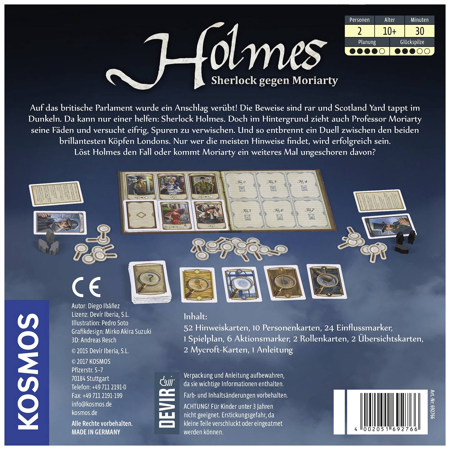 Kosmos Holmes - Sherlock gegen Moriarty