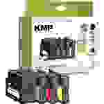 KMP Druckerpatrone ersetzt HP 932XL, 933XL Kompatibel Kombi-Pack Schwarz, Cyan, Magenta, Gelb H174V 1725,4005