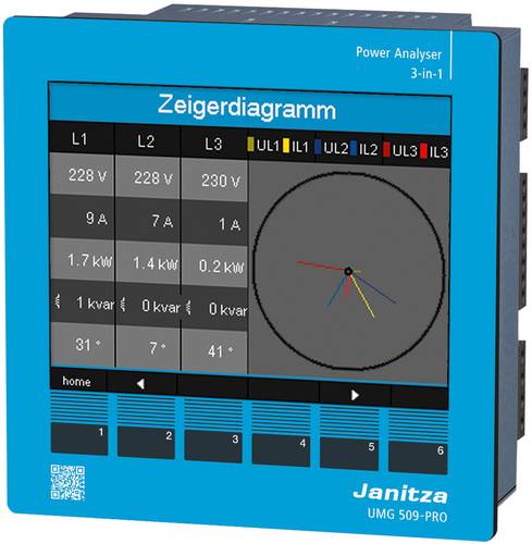 Janitza UMG 509-PRO Spannungsqualitäts-Analysator Spannungsqualitäts-Analysator UMG 509-PRO