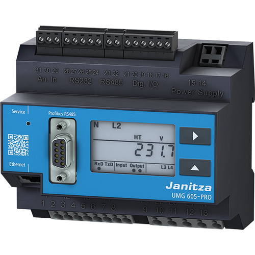 Janitza UMG 605-PRO Spannungsqualitäts-Analysator Spannungsqualitäts-Analysator UMG 605-PRO