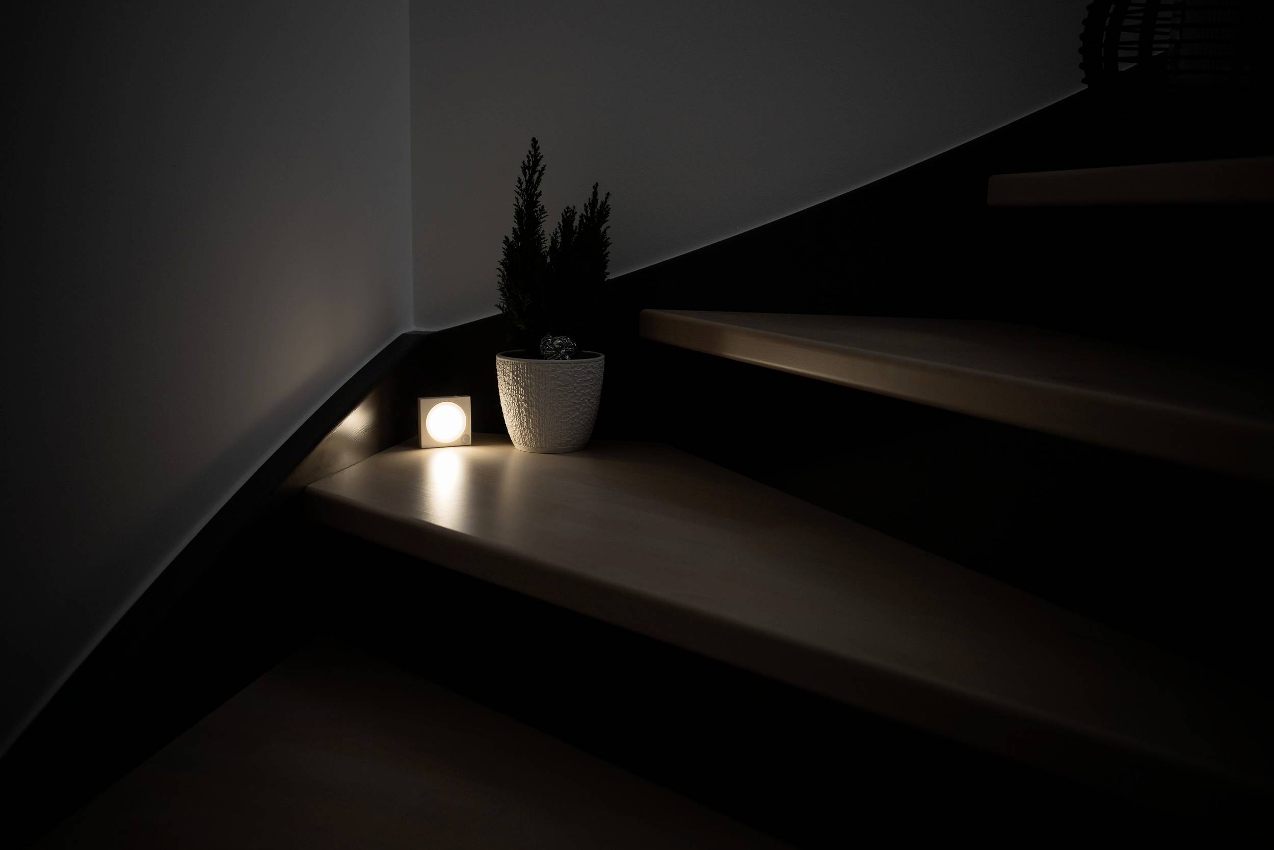 Ansmann LED Guide Free Motion 1600-0095 LED-Nachtlicht mit Bewegungsmelder   Rechteckig  LED Weiß Weiß