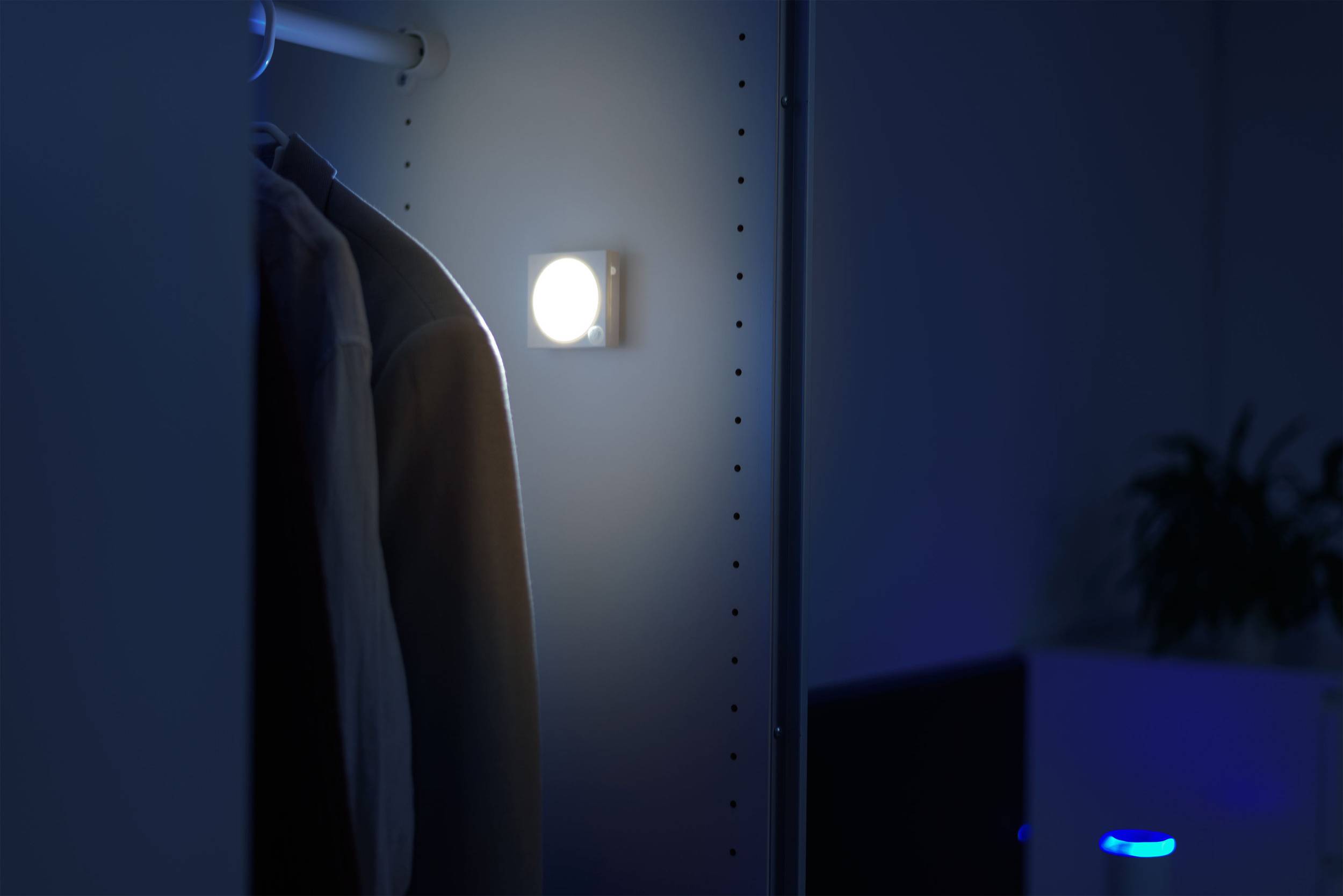 Ansmann LED Guide Free Motion 1600-0095 LED-Nachtlicht mit Bewegungsmelder   Rechteckig  LED Weiß Weiß