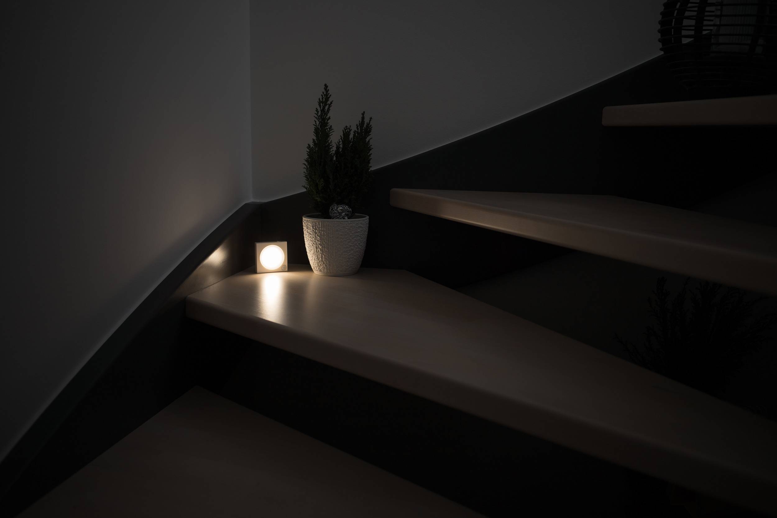 Ansmann LED Guide Free Motion 1600-0095 LED-Nachtlicht mit Bewegungsmelder   Rechteckig  LED Weiß Weiß