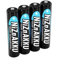 Ansmann HR03 Micro (AAA)-Akku NiZn 550 mAh 1.6V 4St. Ansmann HR03 Micro (AAA)-Akku NiZn 550 mAh 1.6V 4St.