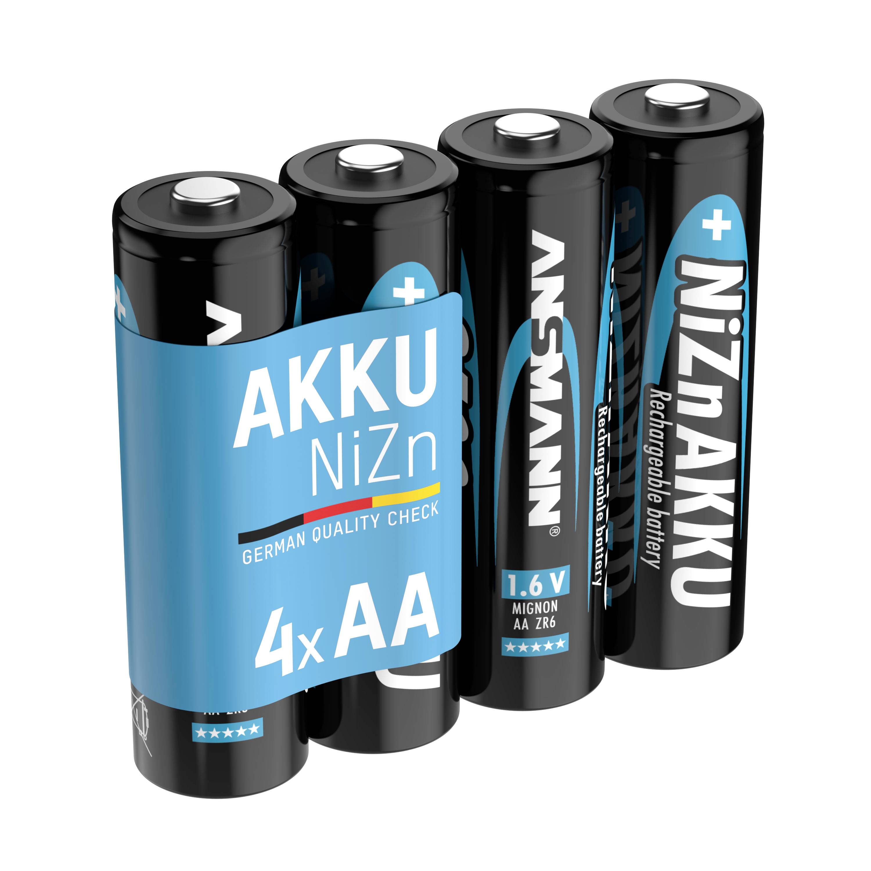 Ansmann NiZn AA Mignon (AA)-Akku NiZn 1600 mAh 1.6V 4St.