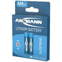 Ansmann Extreme Micro (AAA)-Batterie Lithium 1150 mAh 1.5V 2St. Ansmann Extreme Micro (AAA)-Batterie Lithium 1150 mAh 1.5V 2St.