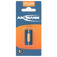 Ansmann CR123 Fotobatterie CR-123A Lithium 1375 mAh 3V 1St. Ansmann CR123 Fotobatterie CR-123A Lithium 1375 mAh 3V 1St.