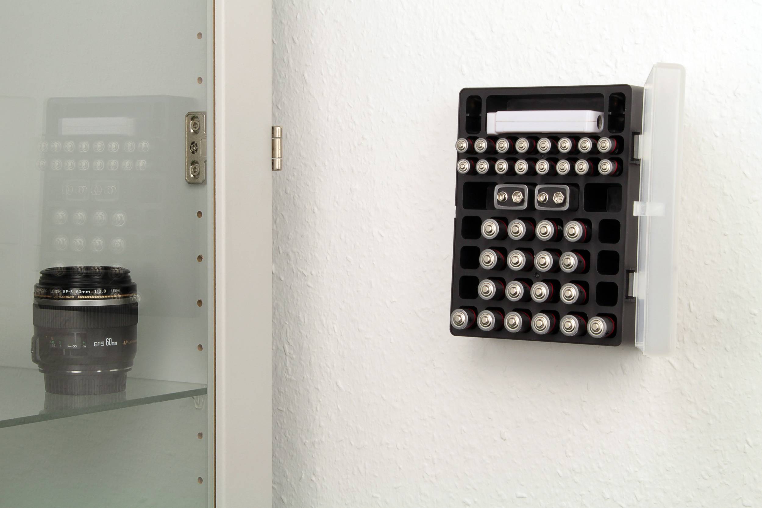 Ansmann Batterijbox 48 Batteriebox 48x Micro (AAA), Mignon (AA), 9V Block (L x B x H) 173 x 138 x 63mm