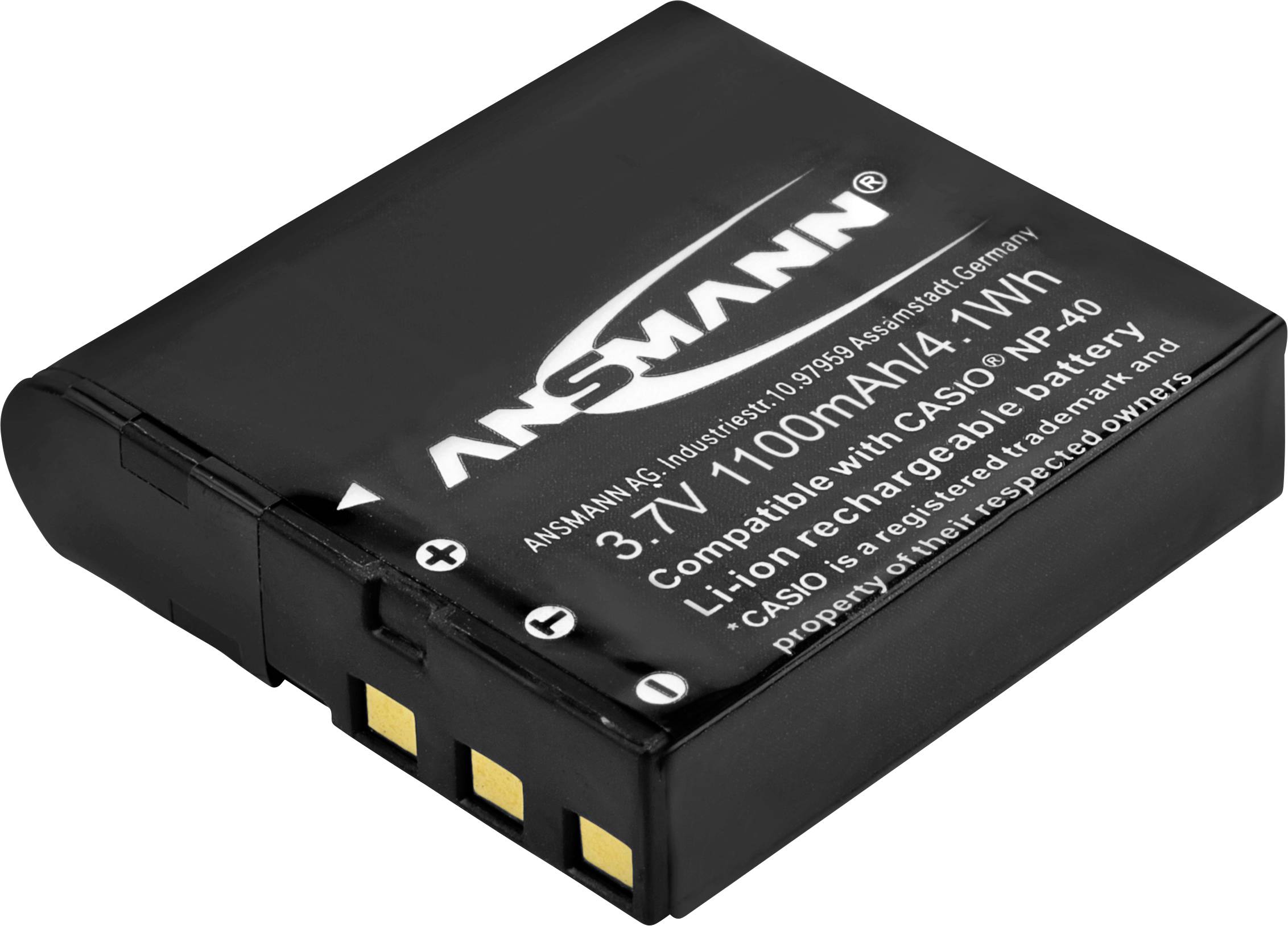 Ansmann NP-40 Kamera-Akku ersetzt Original-Akku (Kamera) NP-40 3.7 V 1100 mAh