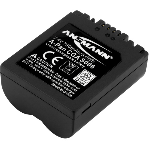 Ansmann A-Pan CGA S006 Batterie pour appareil photo Remplace l'accu d'origine CGA-S006, DMW-BMA7 7.4 V 750 mAh
