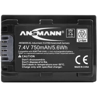 Ansmann A-Son NP FH 50 Kamera-Akku ersetzt Original-Akku (Kamera) NP-FH50 7.4V 750 mAh Ansmann A-Son NP FH 50 Kamera-Akku ersetzt Original-Akku (Kamera) NP-FH50 7.4V 750 mAh