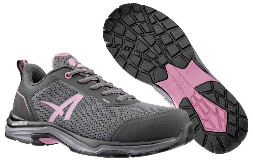 Albatros TWIST PINK WNS LOW ESD HRO SRC 645200-38 ESD Sicherheitsschuh S1PS Schuhgröße (EU): 38 Grau, Pink 1 St.