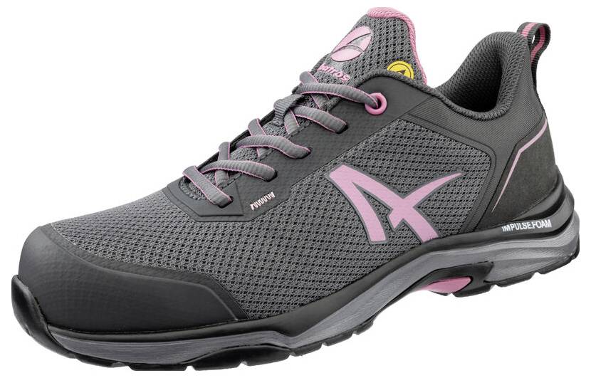 Albatros TWIST PINK WNS LOW ESD HRO SRC 645200-38 ESD Sicherheitsschuh S1PS Schuhgröße (EU): 38 Grau, Pink 1 St.