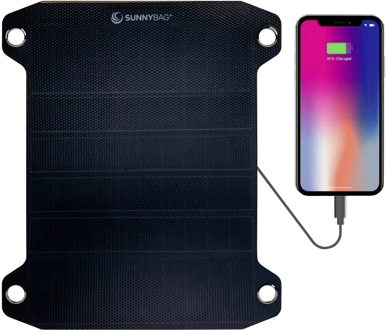 SunnyBag Leaf+ 137A_01 Solar-Ladegerät Ladestrom Solarzelle 1150mA 6W