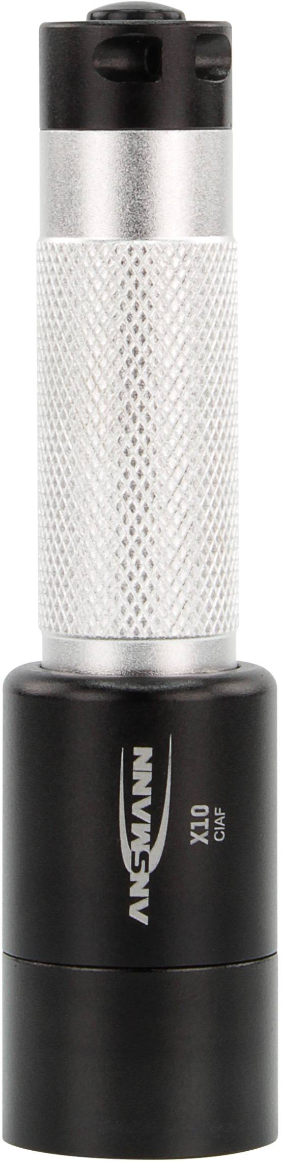 Ansmann X10 LED Mini-Taschenlampe mit Handschlaufe batteriebetrieben 25 lm 22 h 75 g