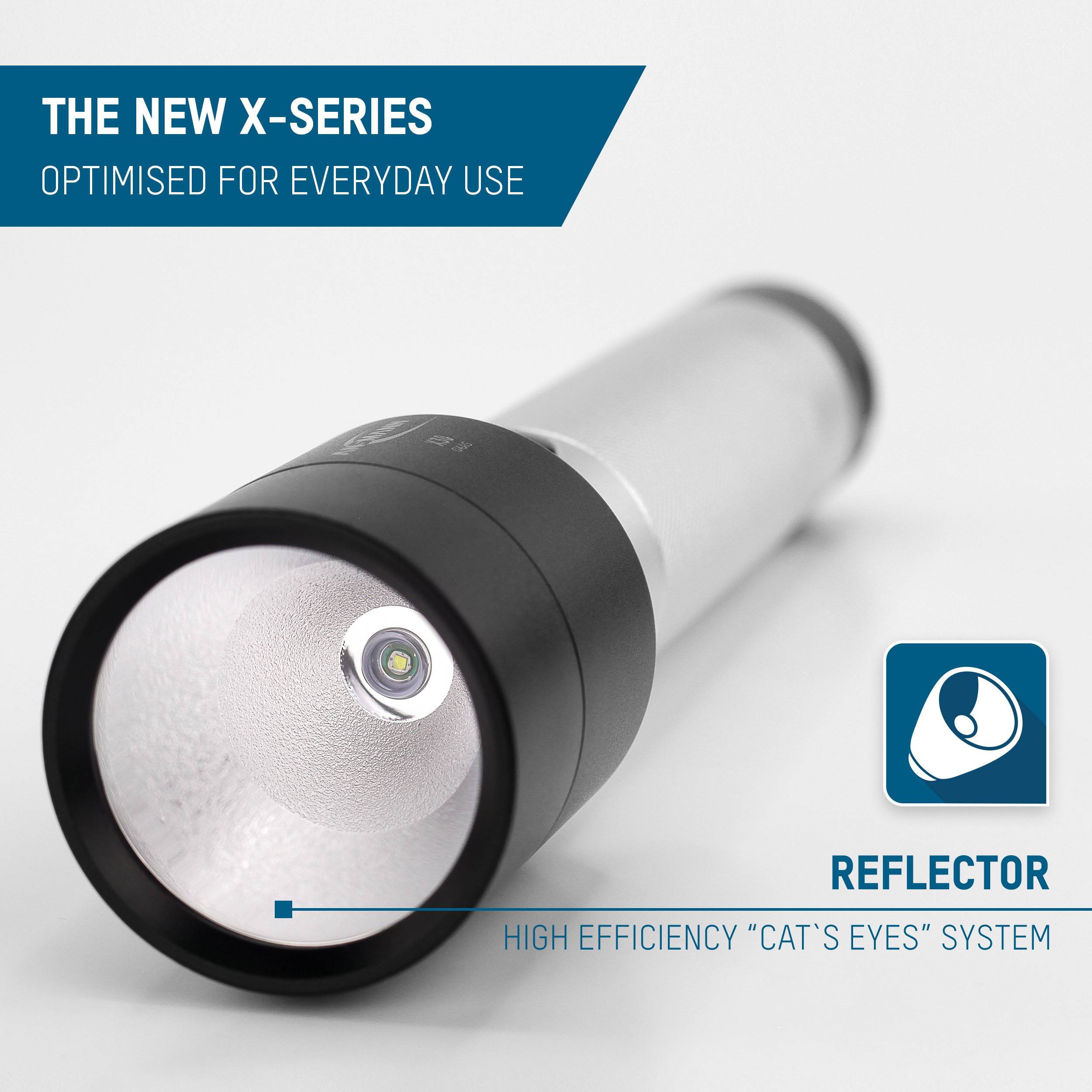 Ansmann IR X30 LED Taschenlampe mit Handschlaufe batteriebetrieben 40 lm 40 h 363 g