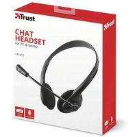 Trust Primo Chat On Ear Headset kabelgebunden Stereo Schwarz Lautstärkeregelung Computer Trust Primo Chat On Ear Headset kabelgebunden Stereo Schwarz Lautstärkeregelung Computer