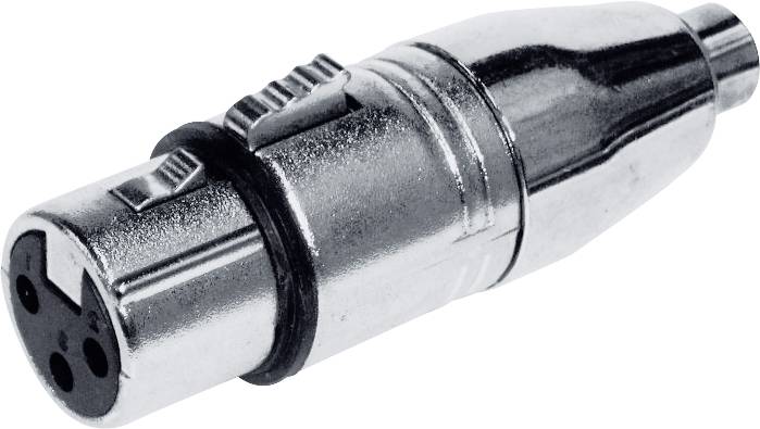 Kash XLR-Adapter XLR-Buchse - Cinch-Buchse Mono Polzahl:3 1St.