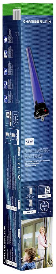 Chamberlain RPD15-05 Rohrmotor 60mm 30kg 133W 15 Nm