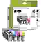 KMP Druckerpatrone Kombi-Pack Kompatibel ersetzt HP 934, 935, 6ZC72AE, C2P19AE, C2P20AE, C2P21AE, C2P22AE Schwarz, Cyan, Magenta