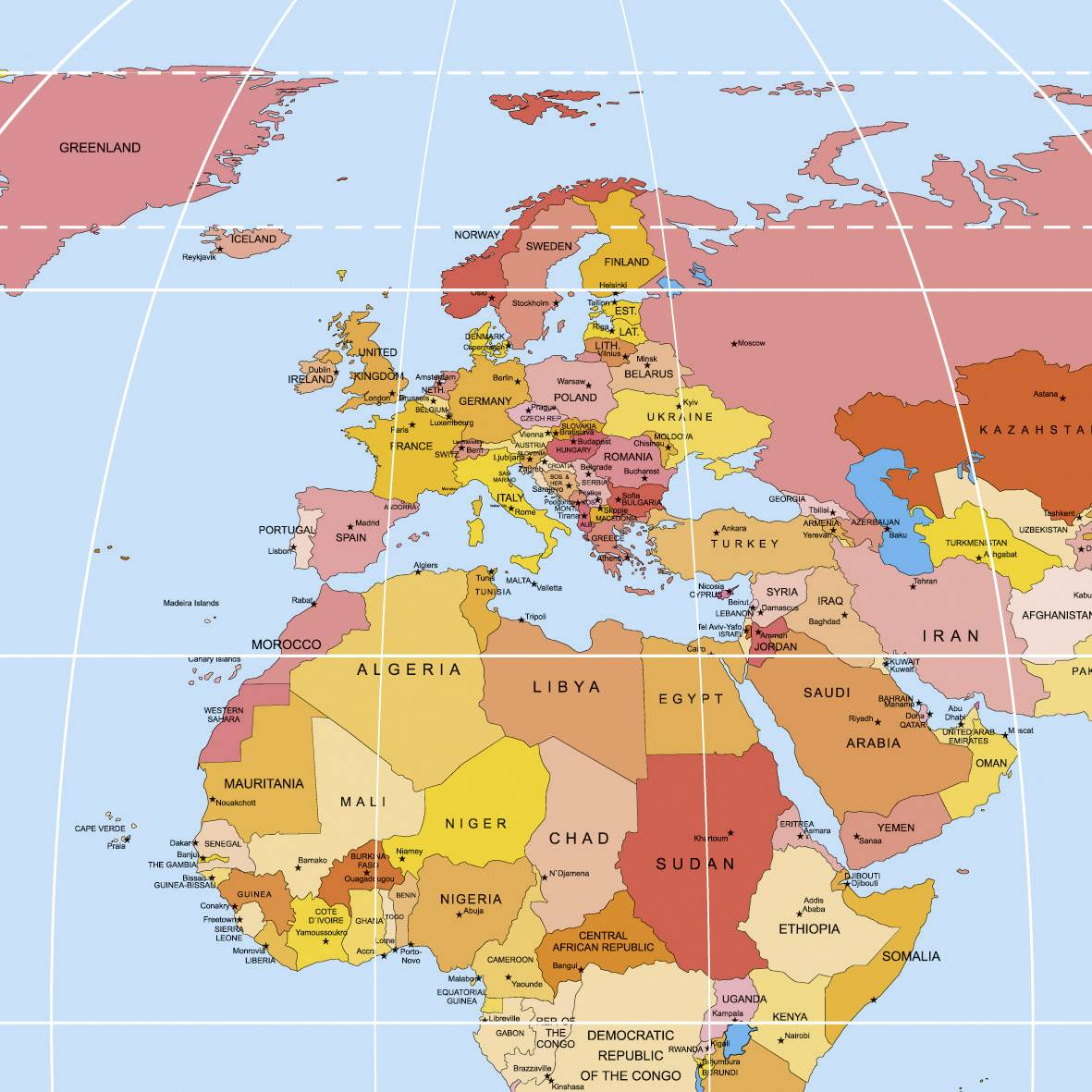 Sigel HO440 Schreibunterlage Weltkarte 2-Jahreskalender Mehrfarbig (B x H) 595mm x 410mm