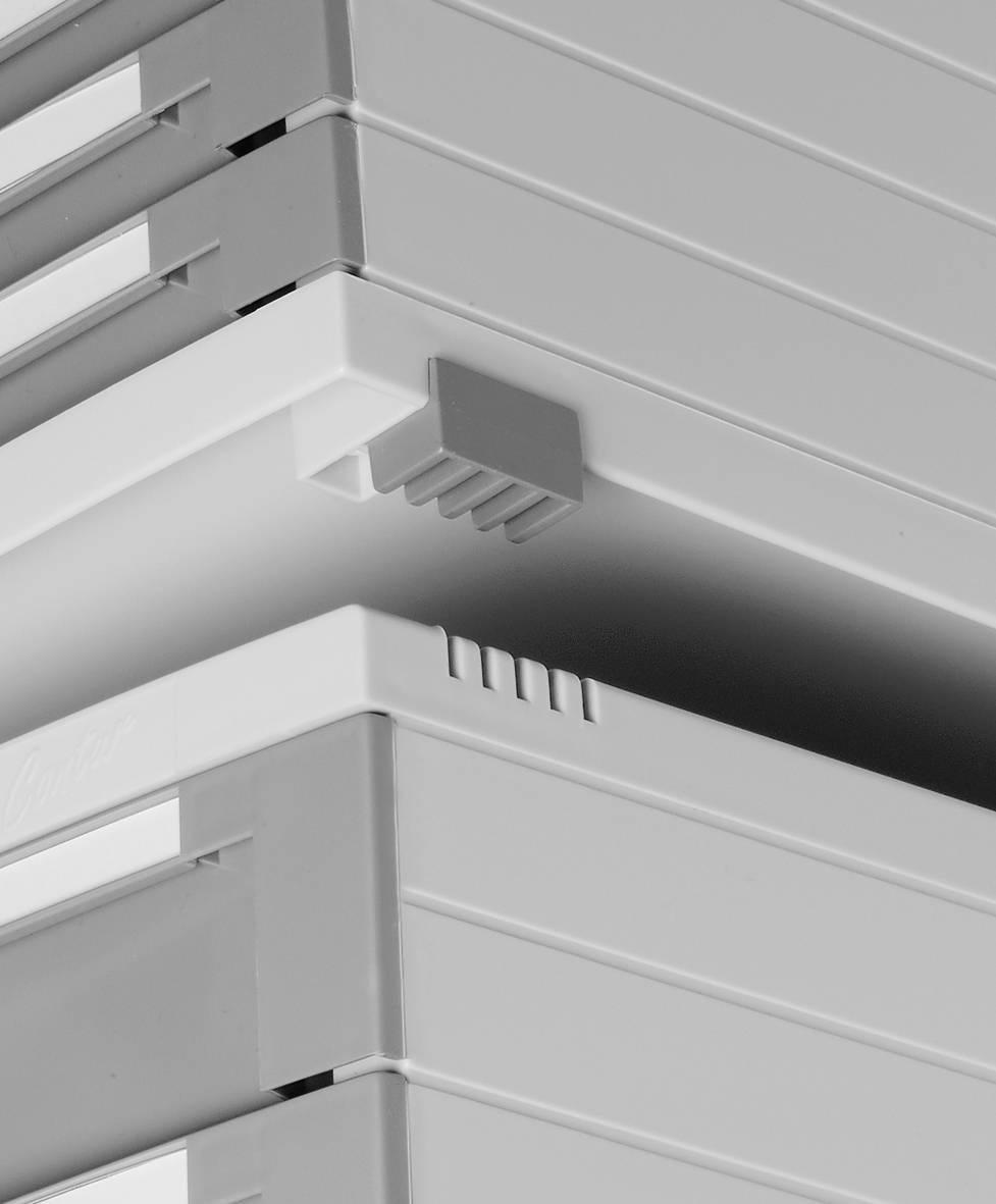 HAN CONTUR 1510-11 Schubladenbox Lichtgrau DIN A4, DIN B4, DIN C4 Anzahl der Schubfächer: 10