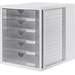 HAN Systembox 1450-63 Caisson à tiroirs gris DIN A4, DIN C4 Nombre de tiroirs: 5