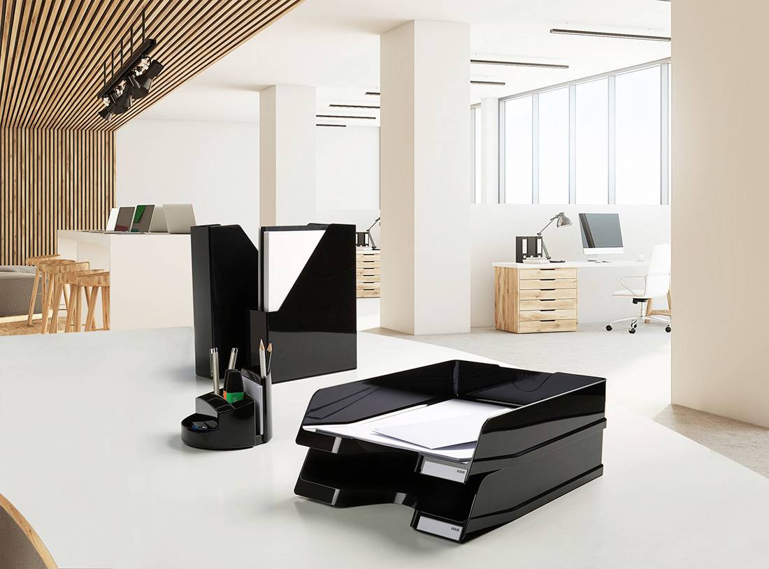 HAN 10275-23 VIVA Briefablage DIN A4, DIN C4 Transparent, Glasklar 1 St.