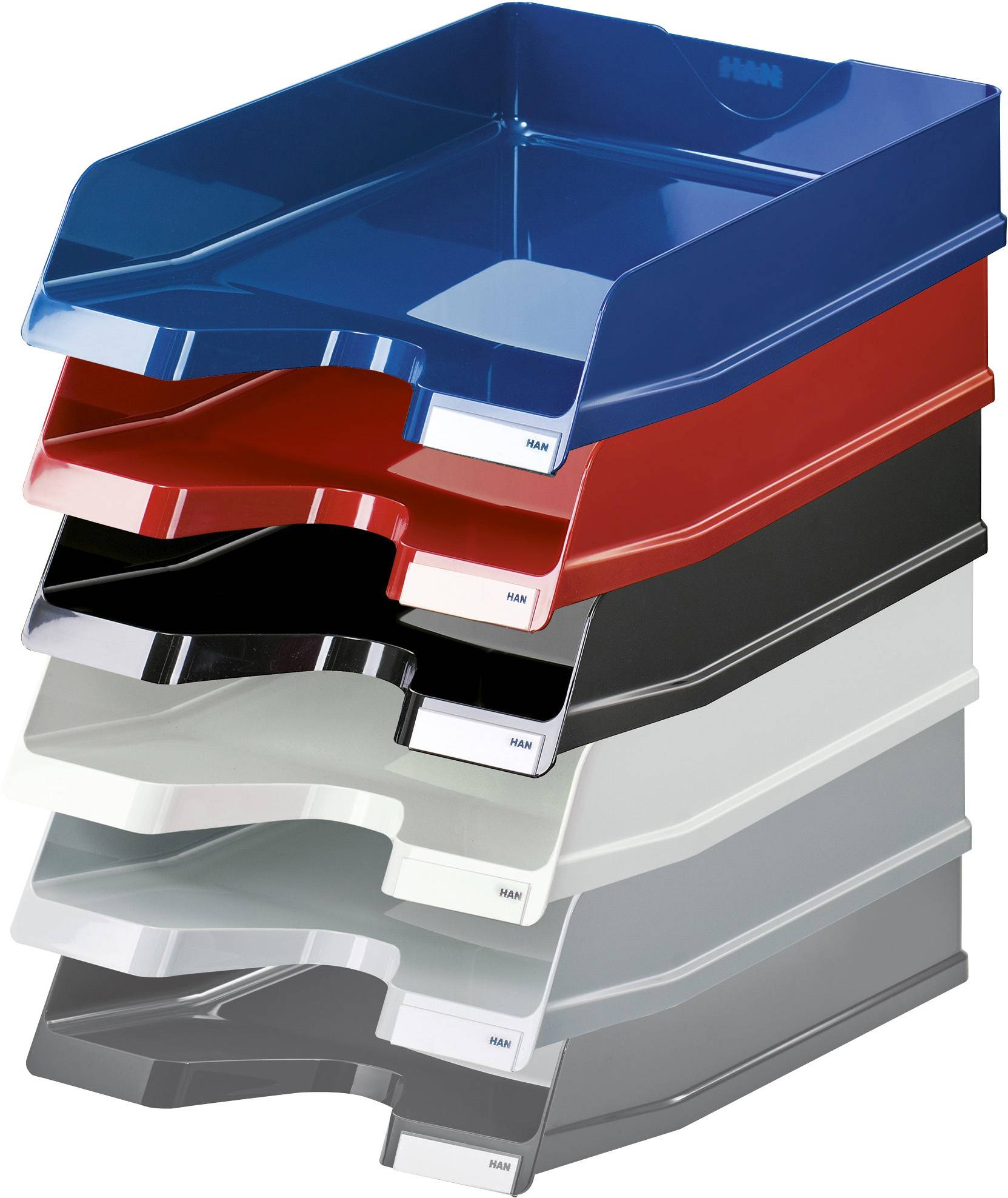 HAN 10275-23 VIVA Briefablage DIN A4, DIN C4 Transparent, Glasklar 1 St.