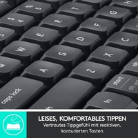 Logitech MK850 Performance Funk Tastatur, Maus-Set Ergonomisch Deutsch, QWERTZ Schwarz Logitech MK850 Performance Funk Tastatur, Maus-Set Ergonomisch Deutsch, QWERTZ Schwarz