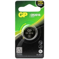 GP Knopfzelle CR 2016 3V 90 mAh Lithium GPCR2016STD707C1 GP Knopfzelle CR 2016 3V 90 mAh Lithium GPCR2016STD707C1