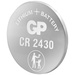 GP Batteries Knopfzelle CR 2430 3V 1 St. 300 mAh Lithium GPCR2430STD738C1