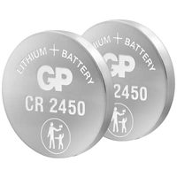 GP Knopfzelle CR 2450 3V 2 St. 600 mAh Lithium GPCR2450STD442C2 GP Knopfzelle CR 2450 3V 2 St. 600 mAh Lithium GPCR2450STD442C2