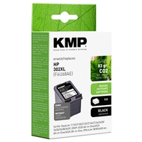 KMP Druckerpatrone H168BX Kompatibel ersetzt HP 302XL, F6U68AE Schwarz 1745,4001 KMP Druckerpatrone H168BX Kompatibel ersetzt HP 302XL, F6U68AE Schwarz 1745,4001
