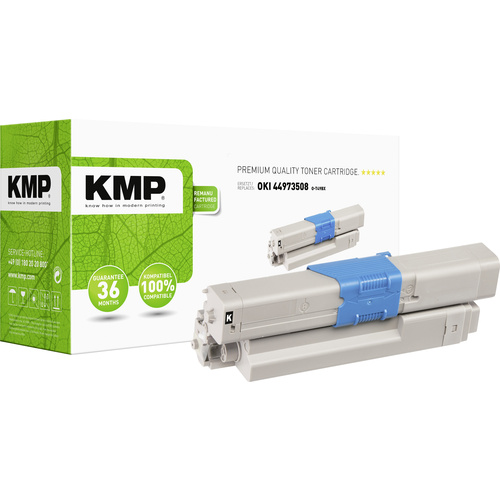 KMP Toner ersetzt OKI 44973508 Kompatibel Schwarz 7000 Seiten O-T49BX