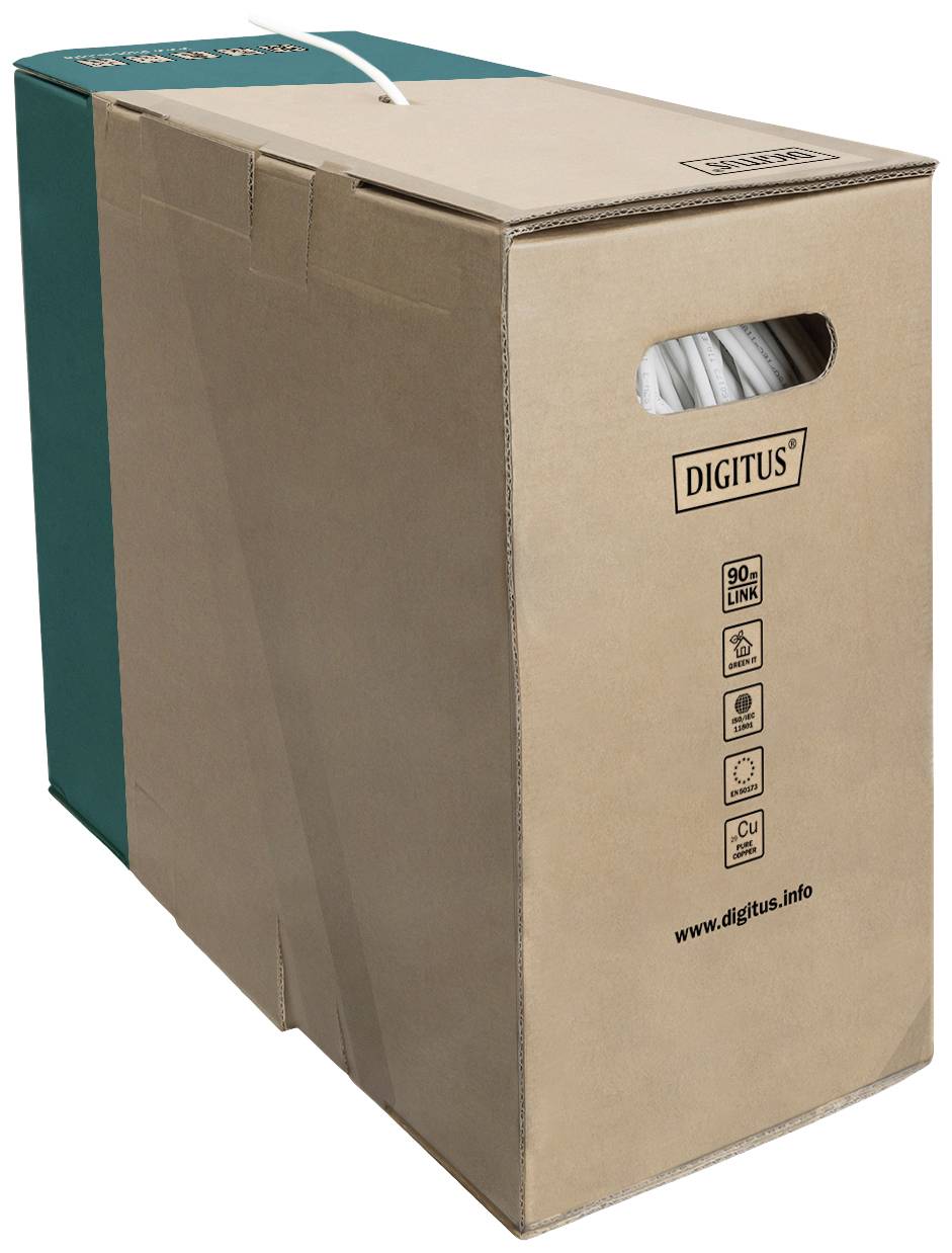 Digitus DK-1531-V-1 Netzwerkkabel CAT 5e SF/UTP 0.20mm² Lichtgrau (RAL 7035) 100m