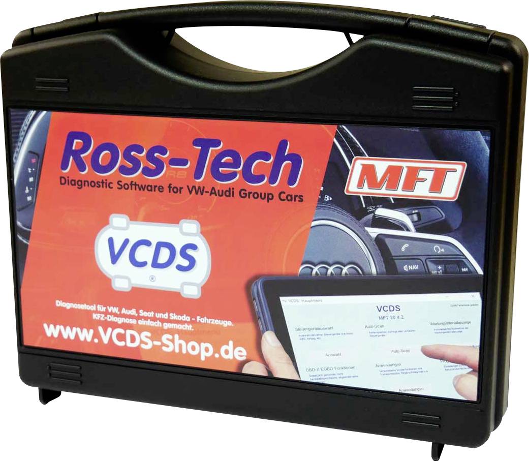 VCDS HEX-V2 USB Hobby OBD II Diagnosetool Passend für (Auto-Marke): Audi, Volkswagen, Seat, Skoda 10 Fahrzeuge