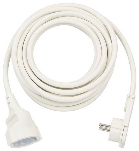 Brennenstuhl 1168980250 Strom Verlängerungskabel Weiß 5.00 m H05VV-F 3G 1,5 mm²
