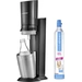 Sodastream Wassersprudler Crystal 2.0 Titan-Schwarz inkl. 1 Glaskaraffe, und 1 CO2-Zylinder Sodastream Wassersprudler Crystal 2.0 Titan-Schwarz inkl. 1 Glaskaraffe, und 1 CO2-Zylinder