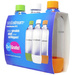 Sodastream PET-Flasche PET Sprudlerflaschen 1 Liter 2+1-Pack Orange, Weiß, Grün