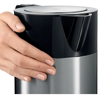 Bosch Haushalt TWK7203 Wasserkocher Edelstahl, Schwarz Fassungsvermögen: 1.7l Bosch Haushalt TWK7203 Wasserkocher Edelstahl, Schwarz Fassungsvermögen: 1.7l