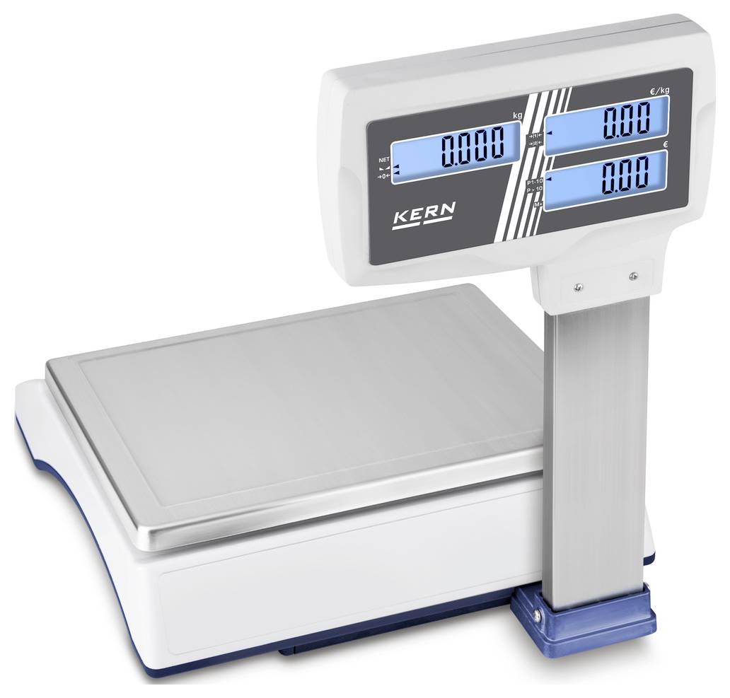 Kern RIB 10K-3HM Tischwaage Wägebereich (max.) 15kg Ablesbarkeit 2 g, 5g über Steckernetzteil Mehrfarbig