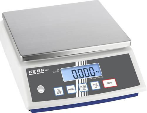 Kern Tischwaage FCF 30K-3 Wägebereich (max.) 30 kg Ablesbarkeit 1 g über Steckernetzteil Mehrfarbig