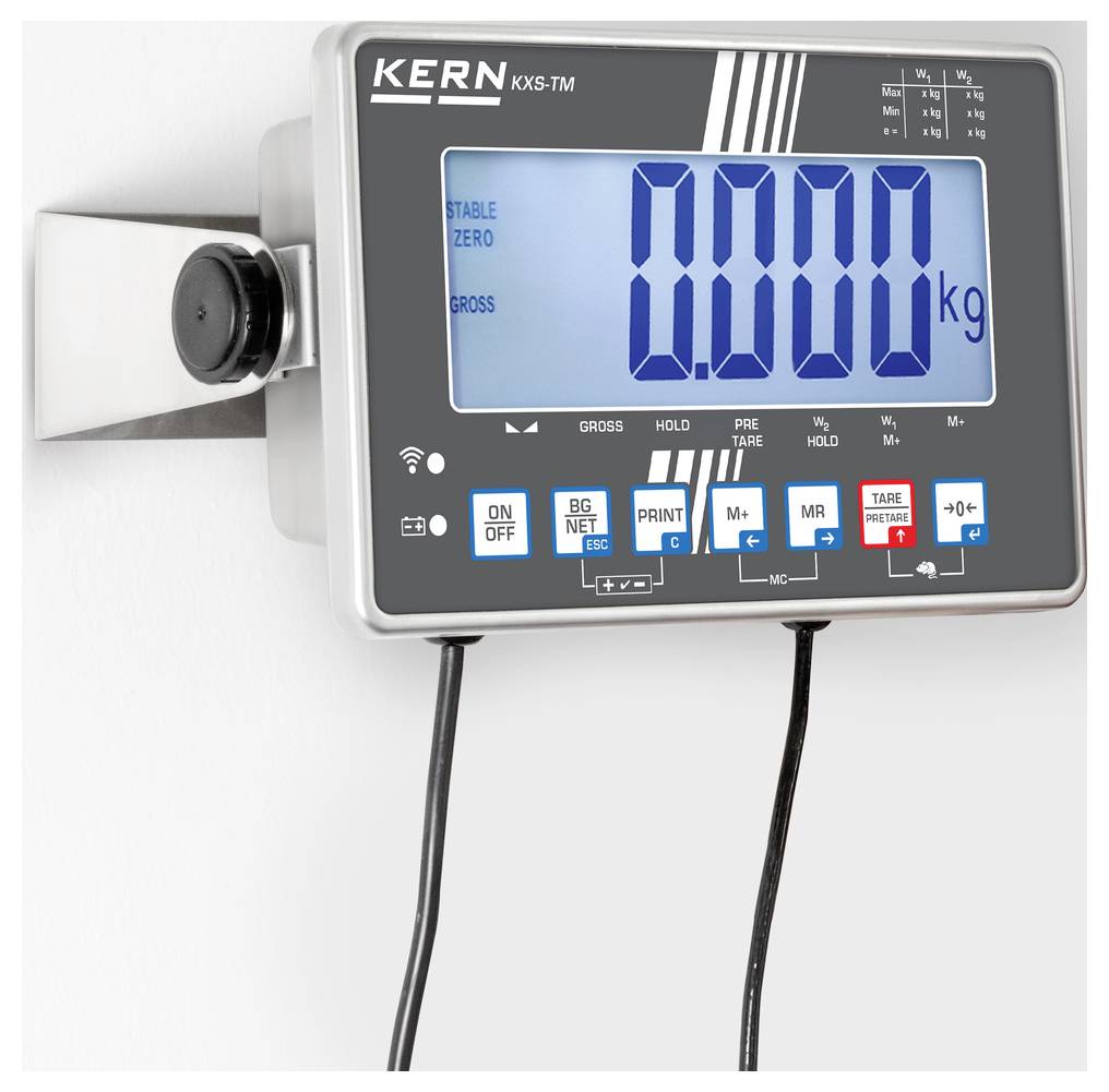 Kern IXS 60K-3L Plattformwaage Wägebereich (max.) 60kg Ablesbarkeit 2g über Steckernetzteil Mehrfarbig