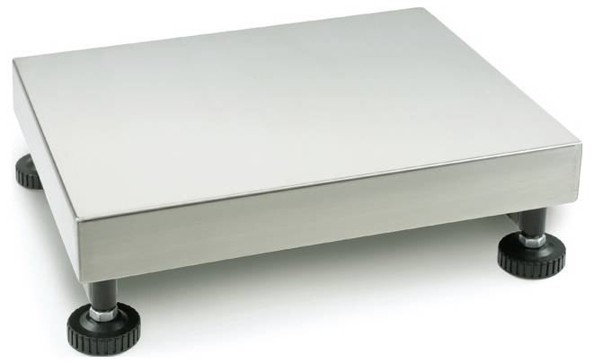 Kern KFP 15V20LM Plattform mit Edelstahl-Wägeplatte und IP65 kalibriert Werksstandard (ohne Zertifikat)