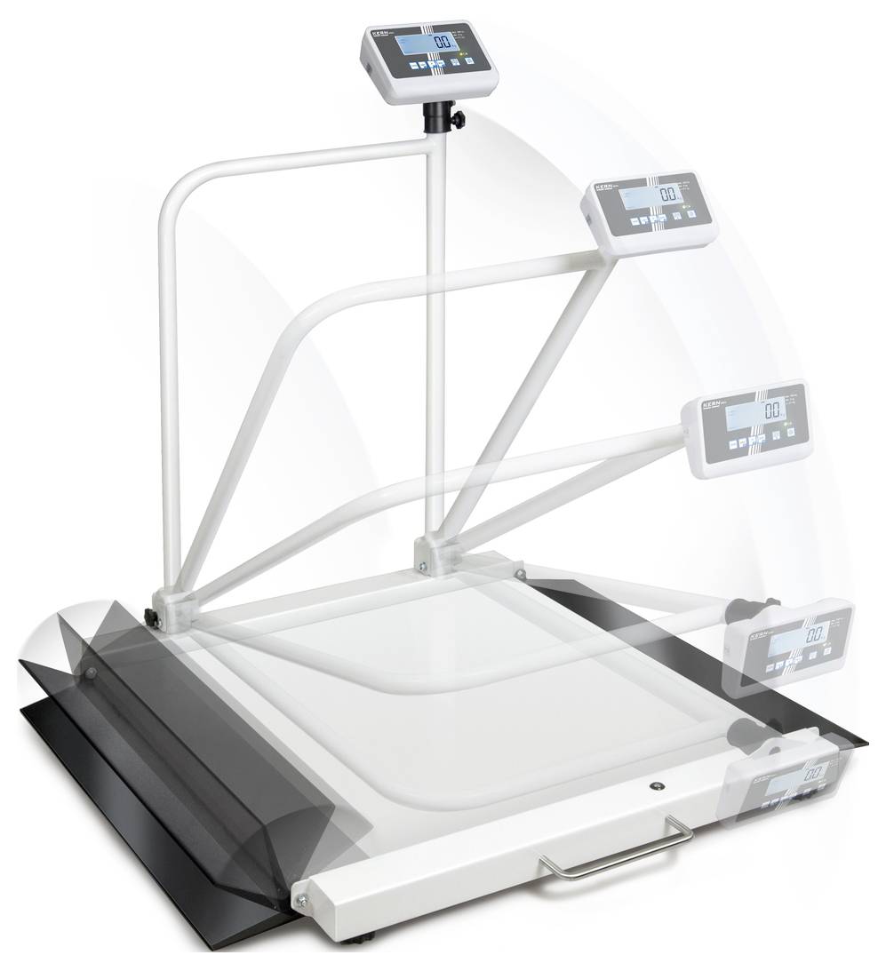 Kern MWA 300K-1PM Rollstuhlwaage digital Wägebereich (max.)=300kg Mehrfarbig Kalibrierbar, Eichfähig