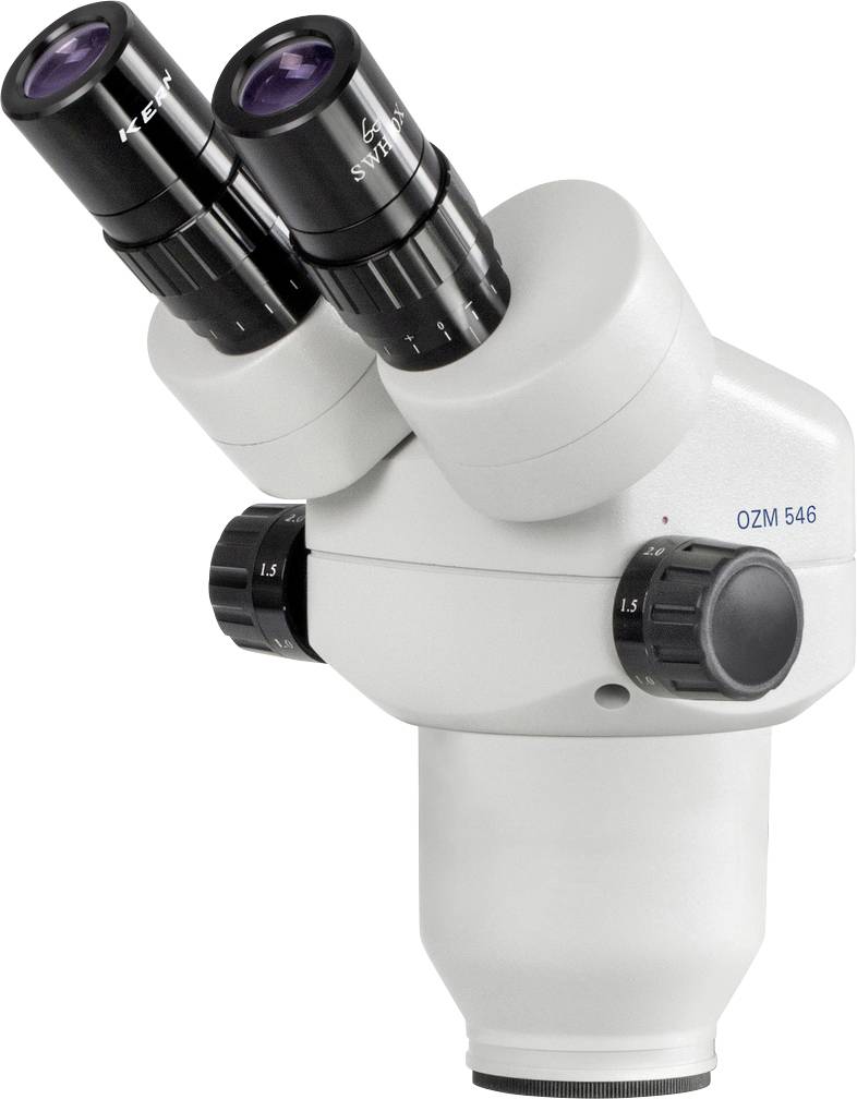 Mikroskop mit zwei Okularen, geeignet für präzise Vergrößerung und Laboranalysen.